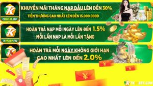 Khuyến mãi tháng nạp đầu 30%